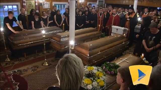 У Бродах прощаються з екіпажем вертольота Мі-8, які загинули в катастрофі на Волині