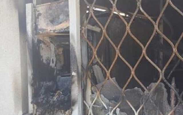 В Днепропетровской области сожгли единственный банкомат в селе