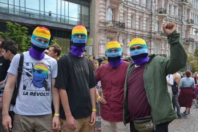 На “Марші рівності” у Києві помітили ліворадикальних бойовиків з РФ