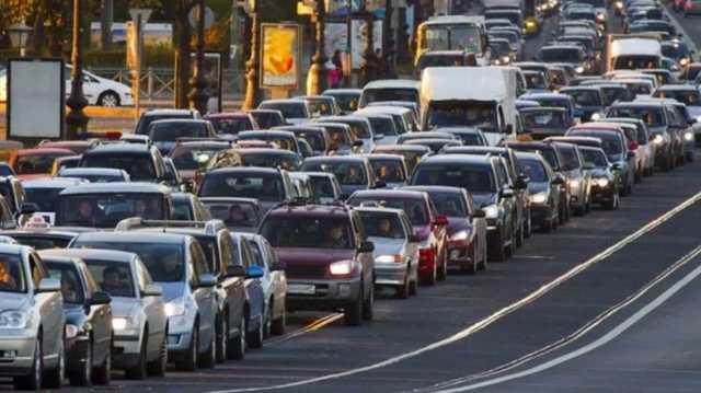 В Киеве из-за ремонта Борщаговского путепровода образовались пробки