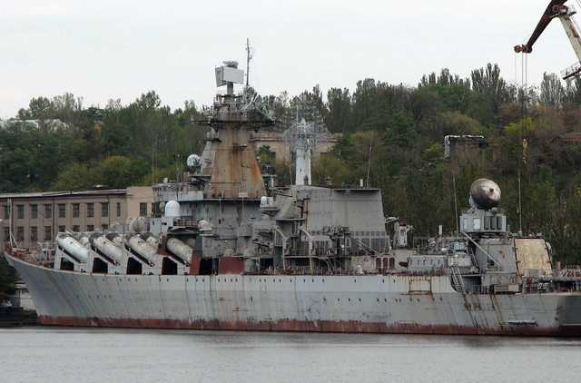 Недостроенный ракетный крейсер «Украина» ежегодно «съедает» 15 млн гривен