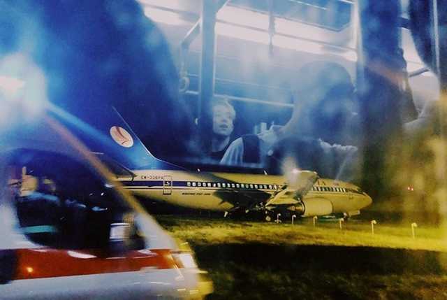 Появилось видео с места крушения белорусского самолета в аэропорту “Киев”