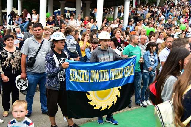 Шахтарі приїхали до Насалика в Калуш через заборгованість по зарплаті