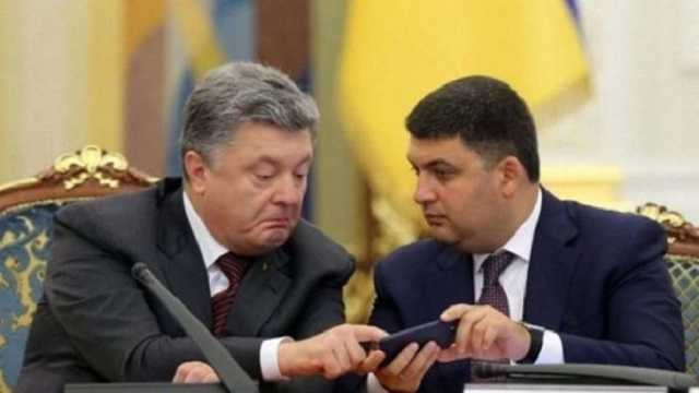 Гройсман публічно звинуватив Порошенка і поплічників у брехні, ті відповіли тим самим