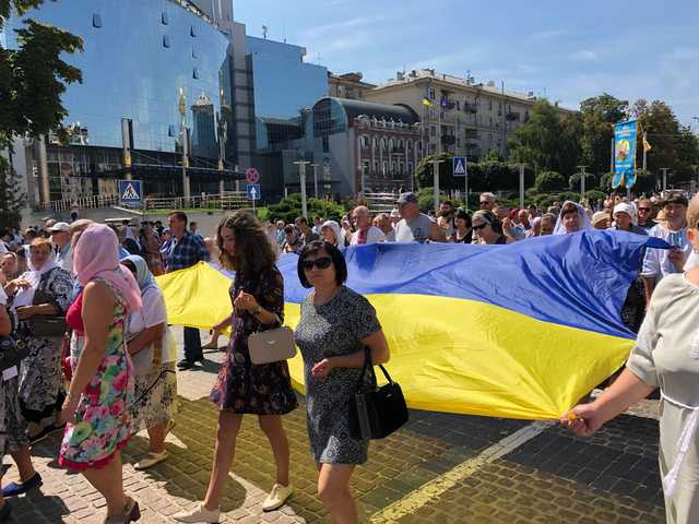 У першій хресній ході ПЦУ взяли участь близько 20 тисяч людей, — Епіфаній