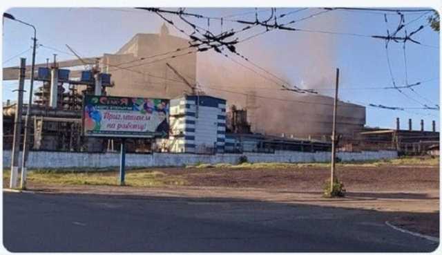 В оккупированном Алчевске горел меткомбинат, есть пострадавшие