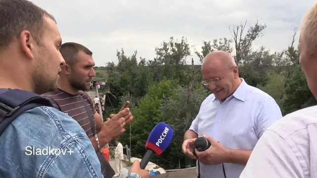 Это украинская территория: российского пропагандиста поставили на место на Донбассе