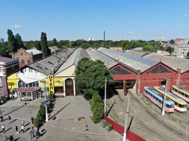 Пожар в одесском отеле "Токио Стар": Фото и видео с дрона