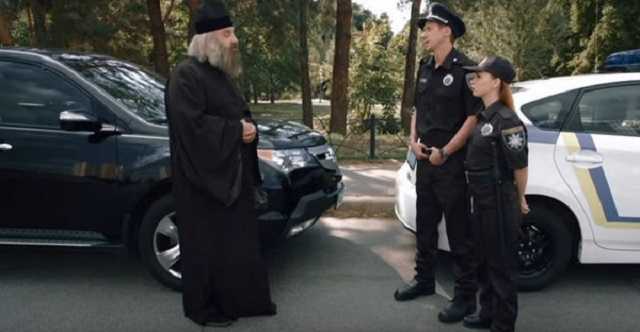 Под Одессой батюшку поймали в стельку пьяным за рулем