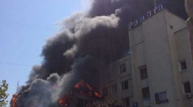 В Черноморске вспыхнул детский развлекательный центр