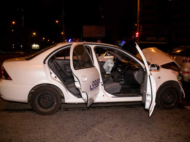 ДТП с пострадавшими в Киеве: Nissan врезался в ZAZ Forza