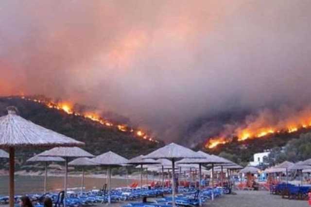 В Греции массово эвакуируют туристов