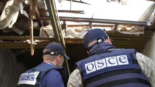 В Донецкой области над автомобилем ОБСЕ произошел взрыв