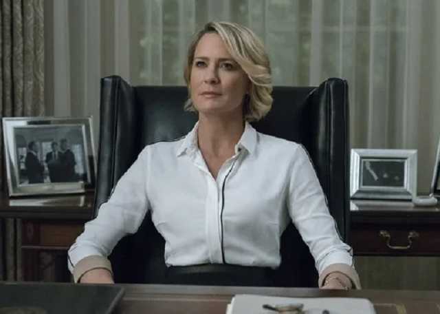 Звезда сериала «Карточный домик» в Киеве заявила о «президентских амбициях»