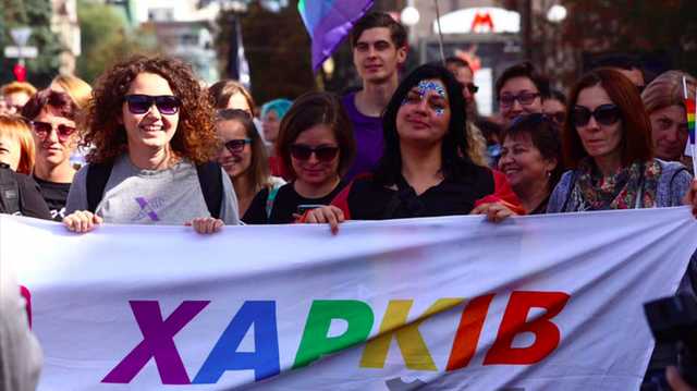 KharkivPride: Полиция доминировала и над сторонниками ЛГБТ, и над противниками