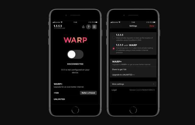  iPhone  Android   VPN  Cloudflare