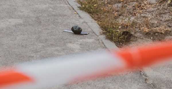 В Киеве на Троещине возле детской площадки нашли гранату