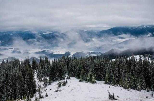 Карпати вкрило снігом, рятувальники просять не ходити в гори