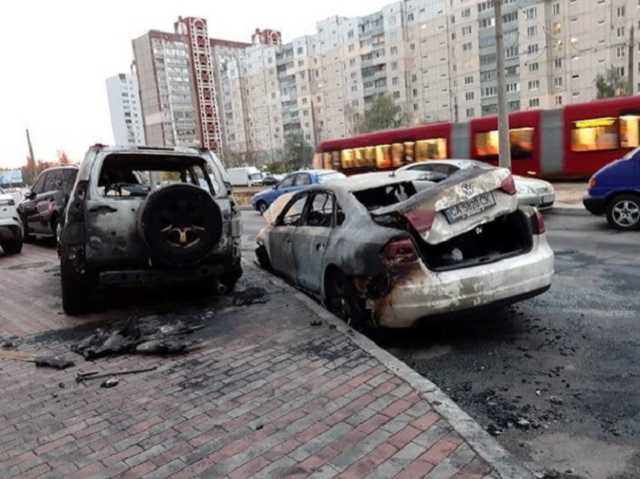 За минувшие сутки в Киеве сгорели шесть автомобилей