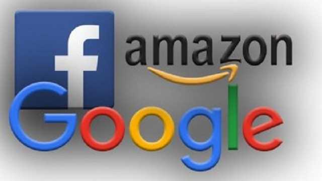     Facebook, Google  Amazon