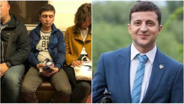 "Готов подменить его на съемках". Двойник Зеленского из метро Москвы оказался маляром-узбеком