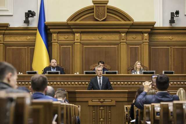 «Двери НАТО остаются открытыми»: о чем Столтенберг говорил в Раде