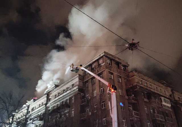 Унаслідок пожежі в центрі Києва ніхто не постраждав, – ДСНС