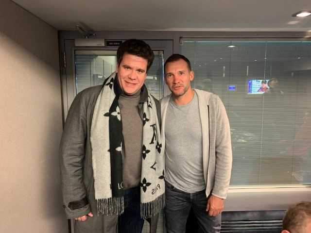 Андрей Шевченко сфотографировался и "мило побеседовал" с российским пианистом поддержавшим оккупацию Крыма