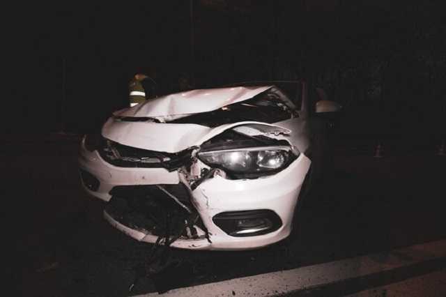 Протаранил такси и скрылся: в центре Киева пьяный водитель авто устроил жесткое ДТП