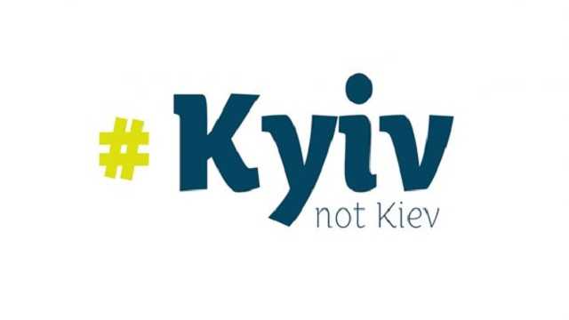 Kyiv not Kiev:        