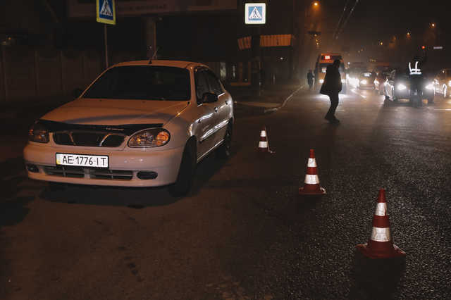 В Днепре водитель Daewoo сбил девочку