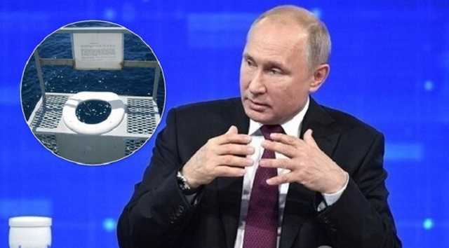 "Цап-царап унитазы": украинцы высмеяли воровскую натуру Путина