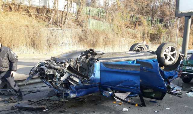 Разбившимся в Киеве "Порше" управляла пьяная 19-летняя соучредитель шахты