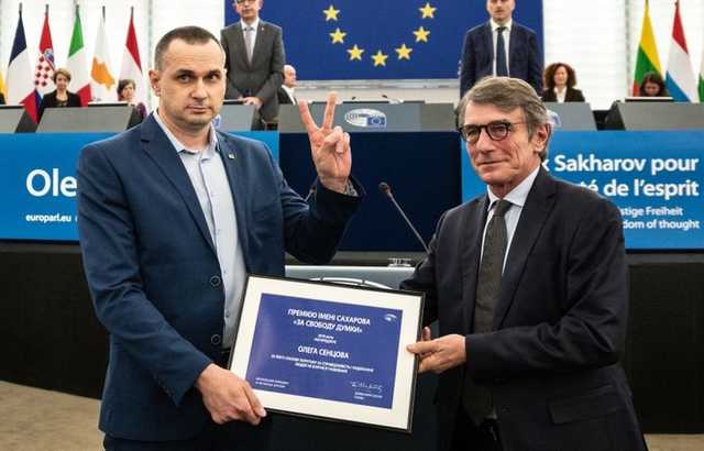Сенцову вручили премію імені Сахарова