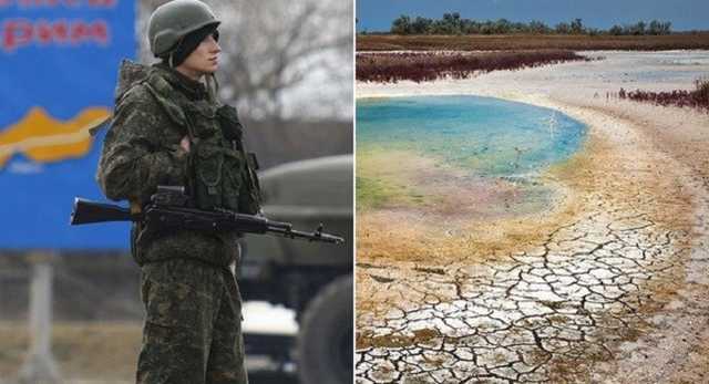 Превращают в пустыню: в Крыму оккупанты выставили охрану возле водопровода