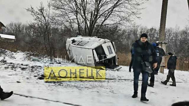 Автомобиль ОБСЕ попал в серьезную аварию на Чайкинском кольце