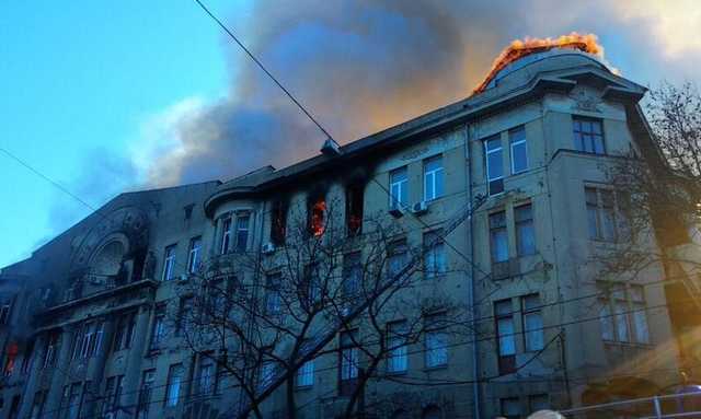 Пожар в Одесском колледже: количество жертв возросло