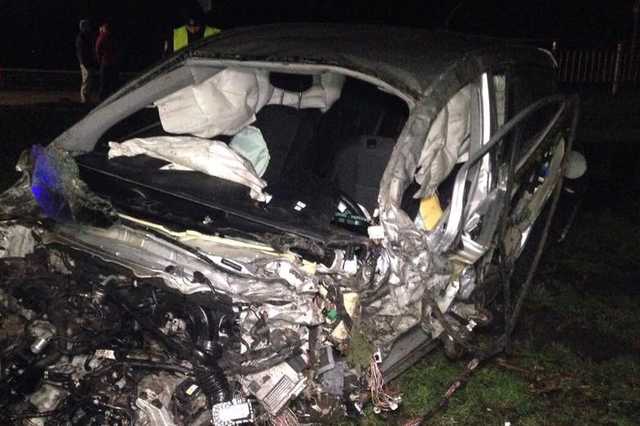 В Киеве на проспекте Победы столкнулись 4 автомобиля, три человека ранены