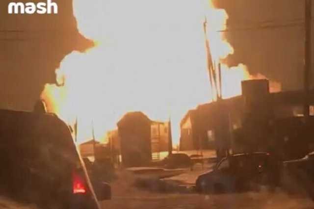 В России взорвалась газовая АЗС: момент попал на видео