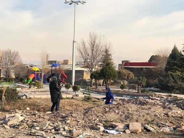 Место крушения самолета МАУ в Иране уже очистили от обломков