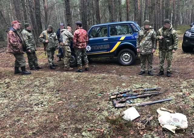 В Чернобыльской зоне поймали четверых браконьеров