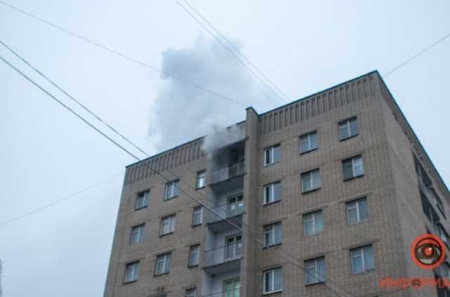 В Днепре вспыхнуло студенческое общежитие