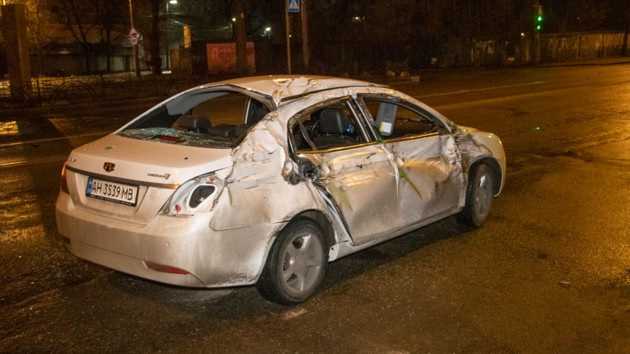 В Киеве произошло тройное ДТП: два человека в больнице