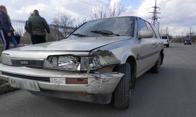 В Николаеве мотоцикл врезался в «Тойоту»