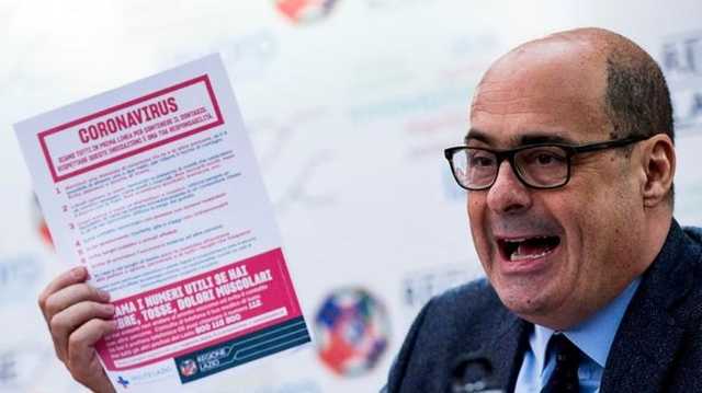 Лидер правящей партии Италии заразился коронавирусом