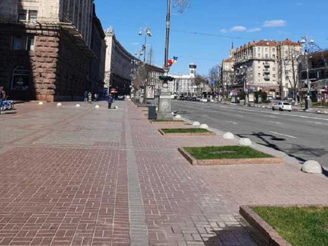 Столица опустела: таким центр Киева вы еще не видели
