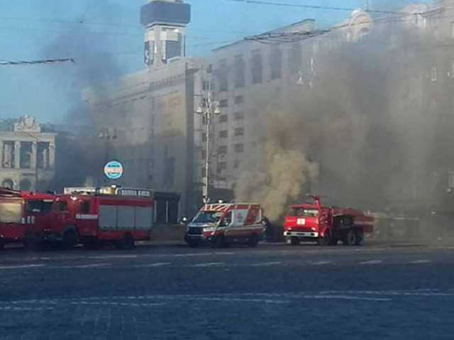 Подземный пожар в Киеве: пять районов столицы остались без телефонной связи