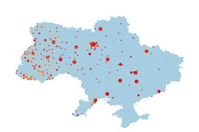 В Украине появилась карта нарушений самоизоляции