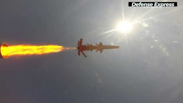 Появилось видео попадания ракеты «Нептун» по надводной цели