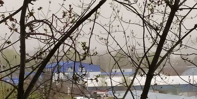 Ровно накрыла мощная пылевая буря